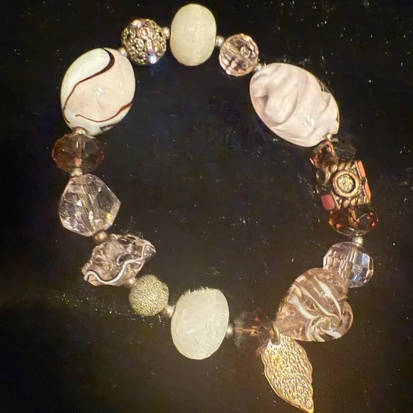 Natural Multi-Strand and Bold Single-Strand Beaded Bracelets - Picture 3 of 3